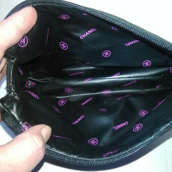 CHANEL Suede Cosmetics Pouch EC - Picture 1 of 9